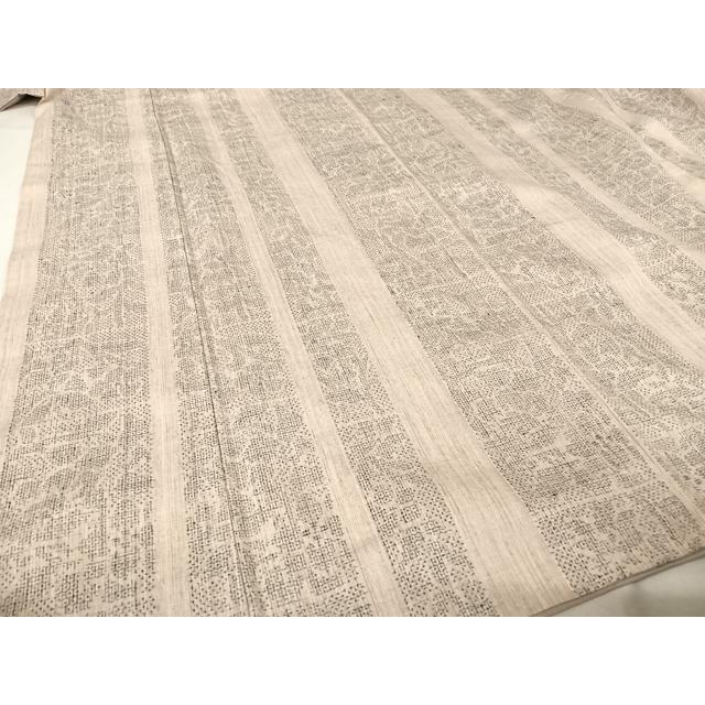 平和屋着物○本場結城紬 重要無形文化財 100亀甲 花間道 正絹