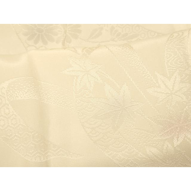 平和屋着物○長襦袢 無双仕立て 枝花文 正絹 逸品 AABI6287ph 平和屋着物