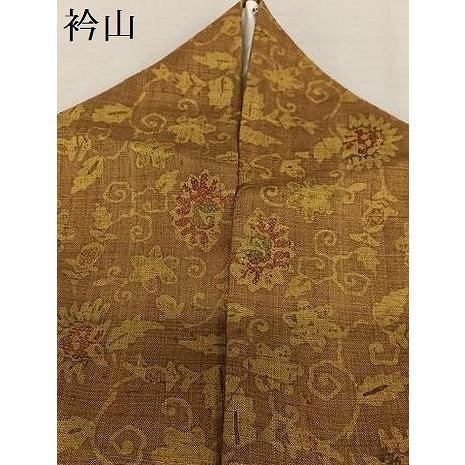 平和屋着物▽訪問着　単衣　ろうけつ染め　草花文　正絹　逸品　DAAV5670az 平和屋着物▽訪問着 単衣 ろうけつ染め 草花文 正絹 逸品 DAAV5670azの