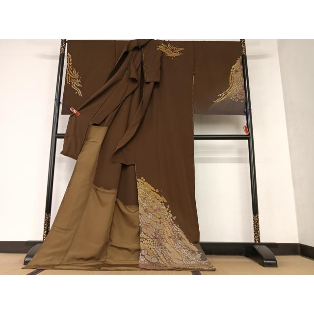 平和屋着物○十日町 名門 滝泰謹製 訪問着 辻が花 絞り 暈し染め