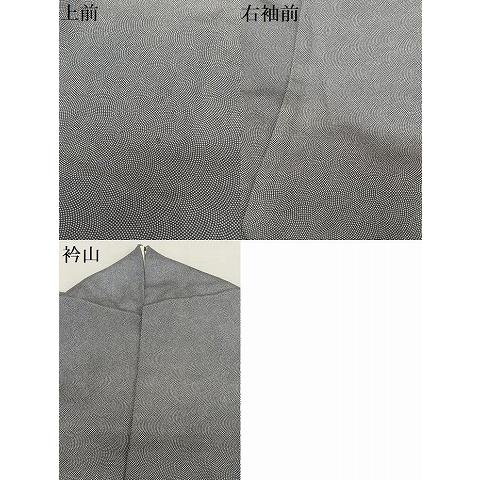 平和屋着物○人間国宝 小宮康孝 江戸小紋 訪問着 草花文 鮫小紋柄