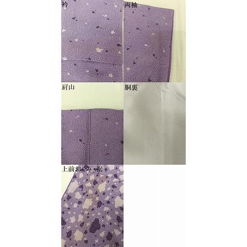 平和屋着物○人間国宝 小宮康孝 訪問着 江戸小紋 箔散らし 鮫小紋柄