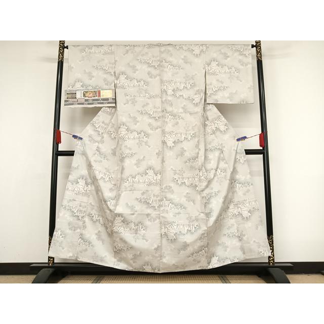 平和屋着物▽都喜ヱ門 本場大島紬 単衣 カタス9マルキ 麗らか