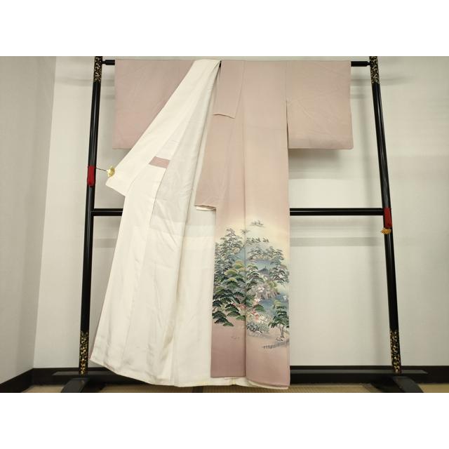 平和屋着物○十日町友禅作家 阿部佳雪 色留袖 松島 暈し染め 正絹 逸品 
