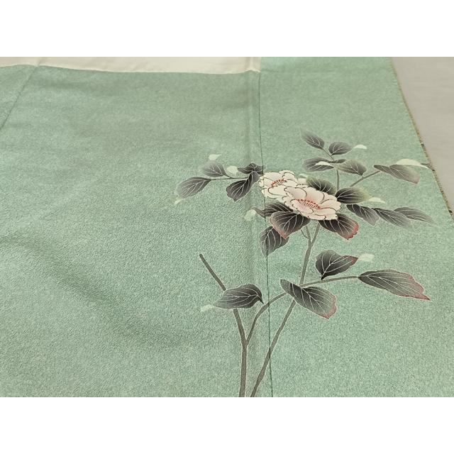 平和屋着物○京友禅 光永正美 訪問着 花蝶文 暈し染め 金彩 正絹 逸品