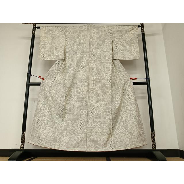 4k2105 振袖 正絹 袷 琴 藤 橙色 赤 金色 白 紫 緑 青 黒 花柄