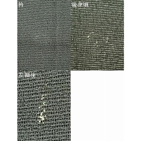 平和屋着物▽男性　長羽織　スリーシーズン　春夏秋　塵除け　黒地　正絹　逸品　AAAZ1437fy_8