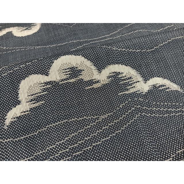 平和屋着物●本場大島紬　一元7マルキ　雲重ね草花文　正絹　逸品　未使用　AABH5300ph 平和屋着物○本場大島紬 一元7マルキ 総絣 雲 正絹 逸品 AAAZ2401ph