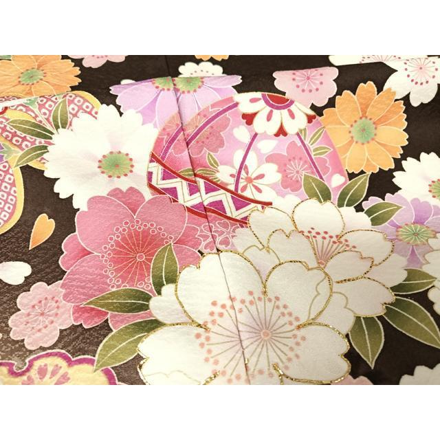 平和屋着物●豪華振袖　花毬文　暈し染め　金彩　仮絵羽　逸品　未使用　AAAZ3090np 平和屋着物○豪華振袖 花毬文 暈し染め 金彩 仮絵羽