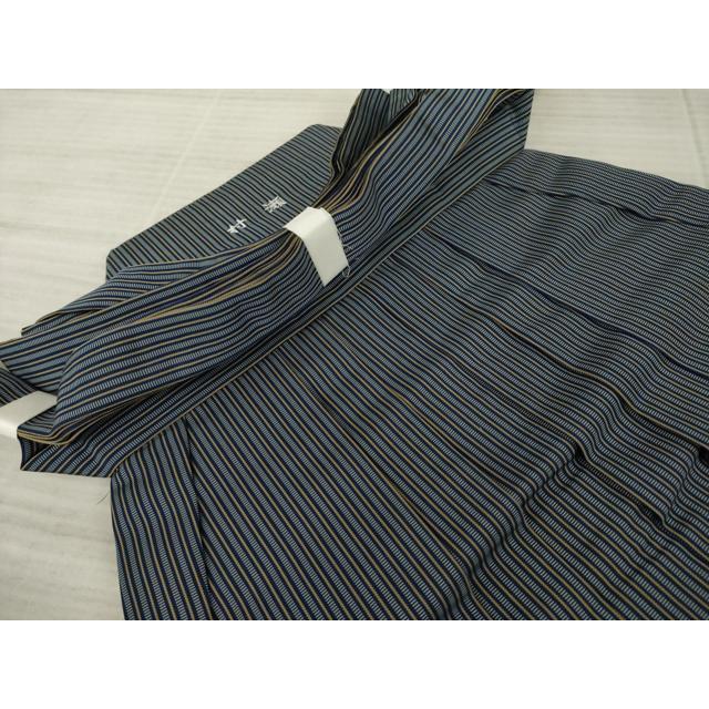 平和屋着物○男性 馬乗り袴 間道 正絹 逸品 CAAT7045vf