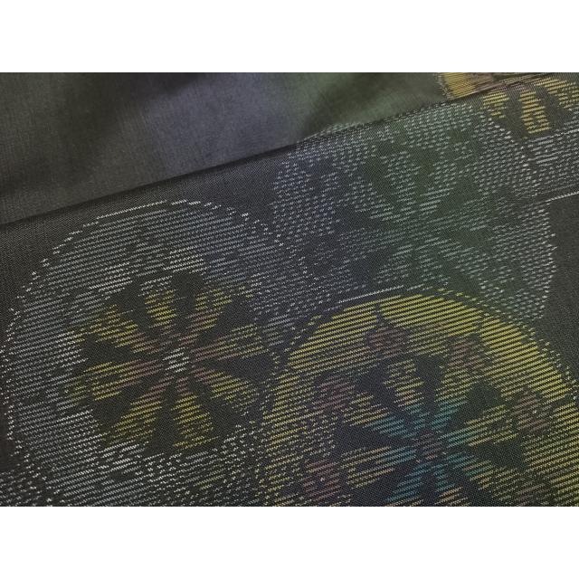 平和屋着物●上質な小紋　紬地　蔦の葉花文　正絹　逸品　DABA4710az 平和屋着物○上質な小紋 紬地 蔦の葉花文 正絹 逸品 DABA4710az 【公式