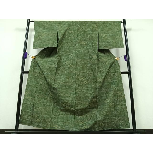 平和屋着物▽本場大島紬 単衣 樹林文 正絹 逸品 AAAZ5714jh : 平和屋