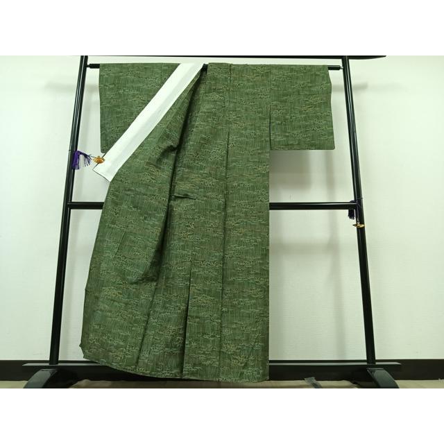 平和屋着物▽本場大島紬 単衣 樹林文 正絹 逸品 AAAZ5714jh : 平和屋