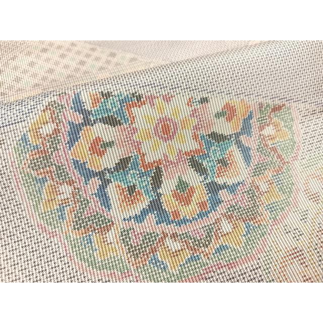 平和屋着物○本場大島紬 一元絣 枝花文 正絹 逸品 AABA5015np 平和屋