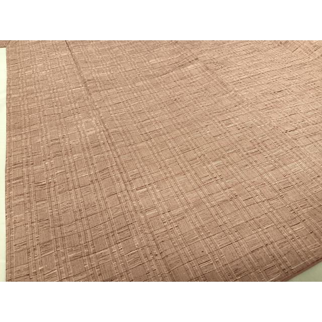 平和屋着物○真綿結城紬 網代織 証紙付き 正絹 逸品 未使用 AAAZ7333zg