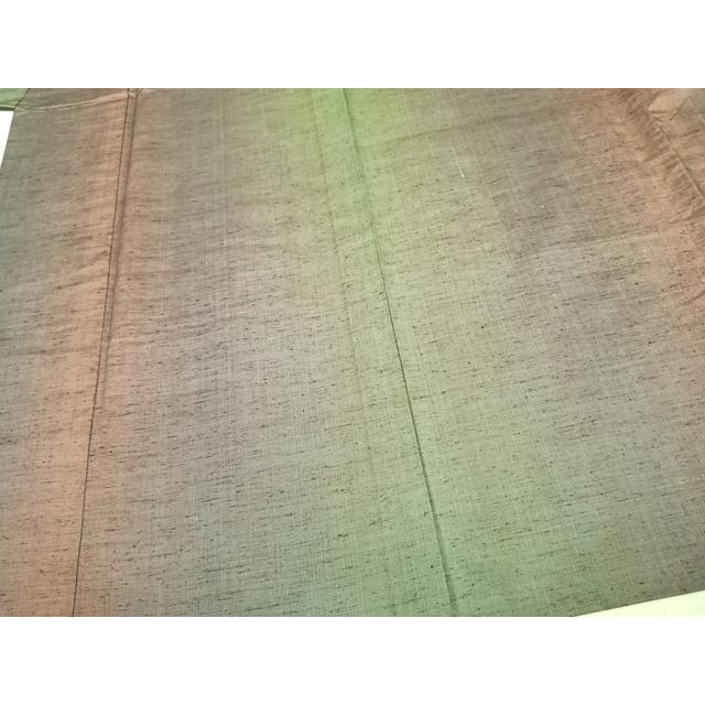 平和屋着物▽男性　紬　単衣　霞文　正絹　逸品　AAAZ9483fy_3