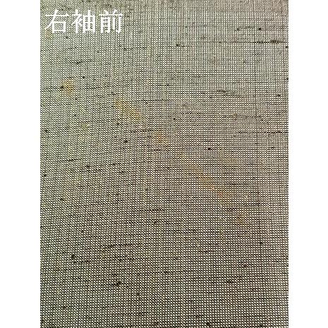 平和屋着物▽男性　紬　単衣　霞文　正絹　逸品　AAAZ9483fy_6
