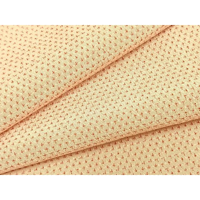 平和屋着物▽本塩沢　単衣　やまだ織　蚊絣　証紙付き　正絹　逸品　未使用　AAAZ9639fy 平和屋着物▽本塩沢 単衣 やまだ織 蚊絣 証紙付き 正絹 逸品 未使用