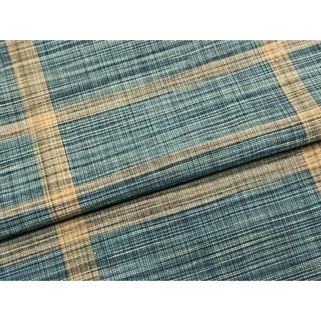 平和屋着物▽上質な紬　単衣　格子　正絹　逸品　未使用　AAAZ9668fy
