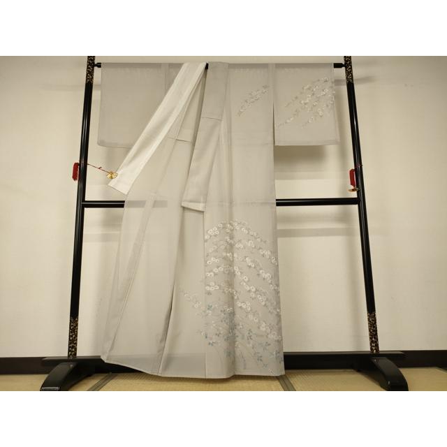 平和屋着物＊夏物　訪問着　絽　草花文　正絹　逸品　未使用　AABA2901jd 平和屋着物＊夏物 訪問着 絽 草花文 洗える着物 AABA2275jd : 平和屋