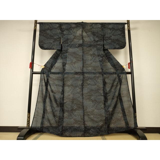 平和屋着物＊夏物　訪問着　紗紬　草花文　正絹　逸品　AABD8997jd 平和屋着物＊夏物 紗紬 枝葉文 正絹 逸品 AABA2798jd : 平和屋ヤフー