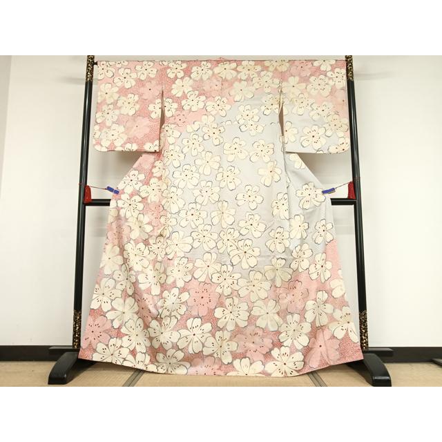 平和屋着物○歌舞伎俳優 六代目 中村児太郎 訪問着 花尽くし 金彩 正絹