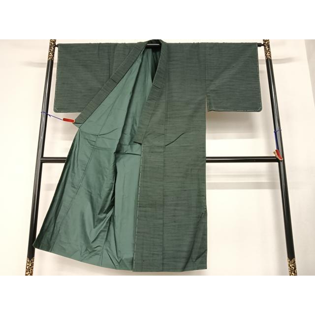平和屋着物●男性　結城紬　アンサンブル　杢　霞文　正絹　逸品　CABC9963vp 平和屋着物○男性 結城紬 アンサンブル 杢 霞文 正絹 逸品 CABC9963vp