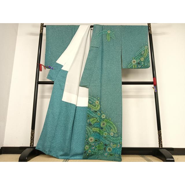 平和屋着物●訪問着　辻が花　正絹　逸品　AABB0108zg 平和屋着物○訪問着 辻が花 正絹 逸品 AABB0108zg 平和屋着物○辻が花