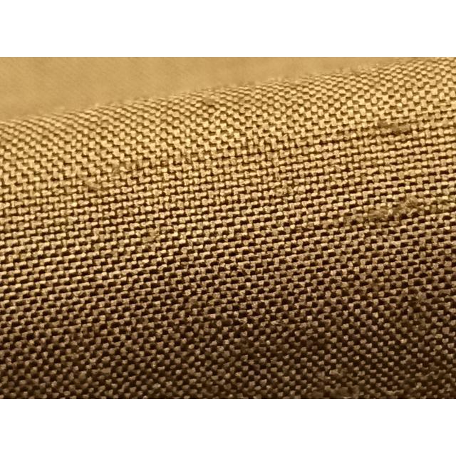 平和屋着物▽上質な紬 単衣 色無地 路考茶色 正絹 逸品 AABB2288fy