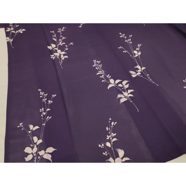 平和屋着物＊夏物　小紋　絽　草花文　正絹　逸品　AABB2520jd 平和屋着物＊夏物 小紋 絽 草花文 正絹 逸品 AABB2520jd : 平和屋
