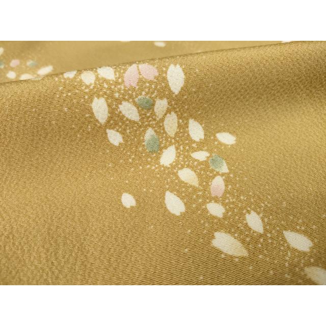 平和屋着物○上質な小紋 花弁 正絹 逸品 AABB3180ck