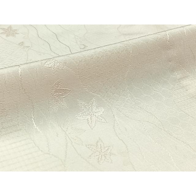 平和屋着物▽上質な色無地　単衣　吉祥花地紋　薄桜色　正絹　逸品　AABB3597jh 平和屋着物▽上質な色無地 単衣 吉祥花地紋 薄桜色 正絹 逸品