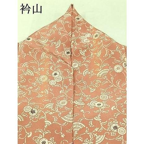 平和屋着物▽上質な小紋　単衣　更紗花文　正絹　逸品　AABB4483jh 平和屋着物▽上質な小紋 単衣 更紗花文 正絹 逸品 AABB4483jh : 平和屋