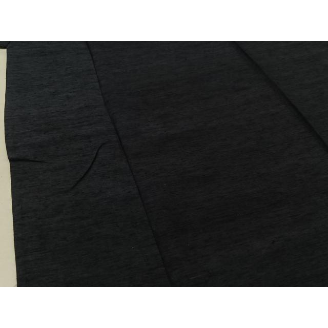 平和屋着物▽男性　紬　単衣　留紺色　正絹　逸品　AABB6222jh_3