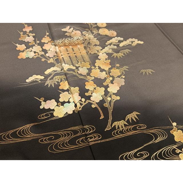 平和屋着物○金彩友禅 卓越技能者・名工・和田光正 訪問着 松竹梅流水