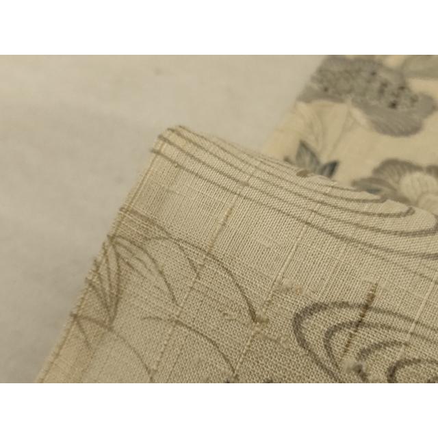 平和屋着物＊夏物　染織の名門　しょうざん  生紬　訪問着　紗　風景文　正絹　逸品　AABB6694jd 平和屋着物＊夏物 染織の名門 しょうざん 生紬 訪問着 紗 風景文 正絹