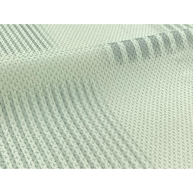 平和屋着物▽お召　単衣　市松文　正絹　逸品　AABB7755jh