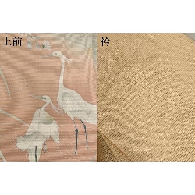 平和屋着物＊夏物　訪問着　絽　花鳥文　暈し染め　正絹　逸品　AABB8606st 平和屋着物＊夏物 訪問着 絽 花鳥文 暈し染め 正絹 逸品 AABB8606st