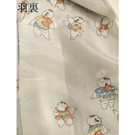 平和屋着物○羽織 総絞り 草木 正絹 逸品 AABC2595ph