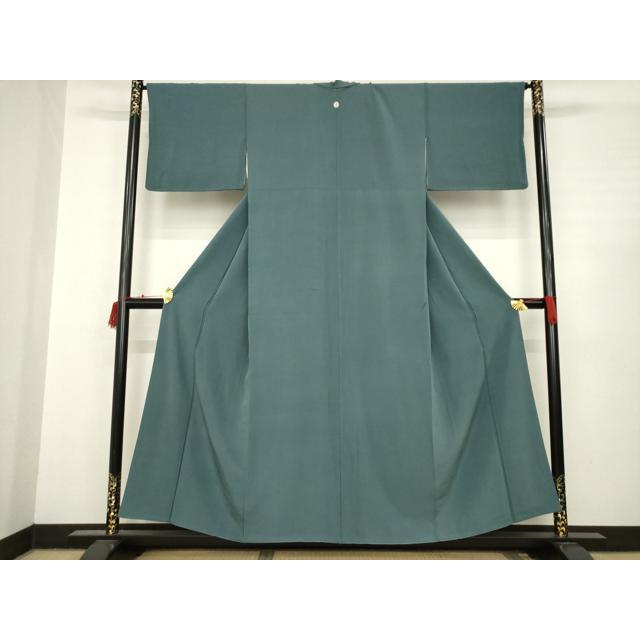 平和屋着物▽上質な色無地　単衣　薄青色　正絹　逸品　未使用　AAAZ9353fy 平和屋着物▽上質な色無地 単衣 草花地紋 薄縹色 正絹 逸品 AABF8297jh