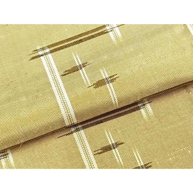 平和屋着物▽本場琉球絣　単衣　紬　正絹　逸品　AABC3745fy