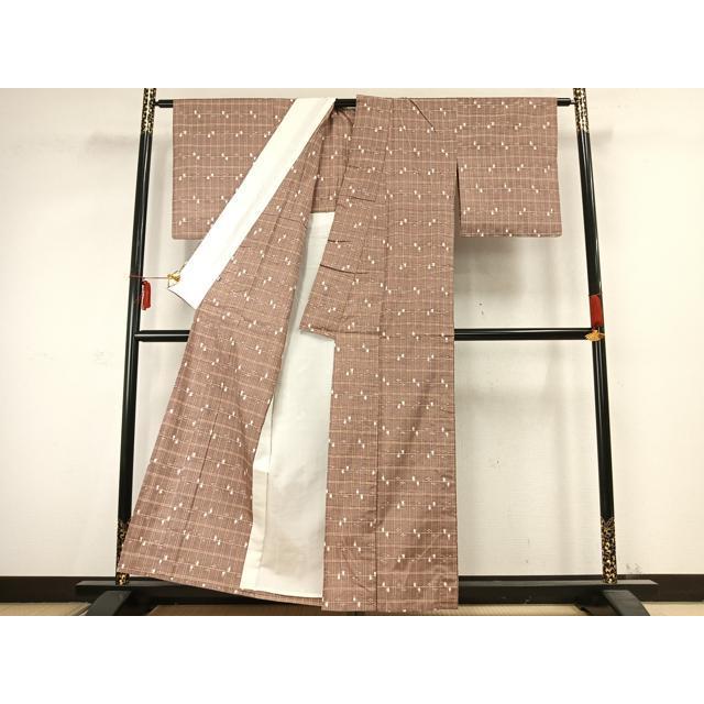 平和屋着物▽本場琉球絣　大城廣四郎織物工房謹製　単衣　鈴乃屋扱い　正絹　逸品　AABC3801fy 平和屋着物▽本場琉球絣 大城廣四郎織物工房謹製 単衣 鈴乃屋扱い 正絹