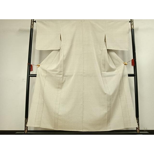 平和屋着物▽白鷹お召　単衣　蚊絣　正絹　逸品　未使用　AABC3984fy 平和屋着物▽白鷹お召 単衣 蚊絣 正絹 逸品 未使用 AABC3984fy : 平和