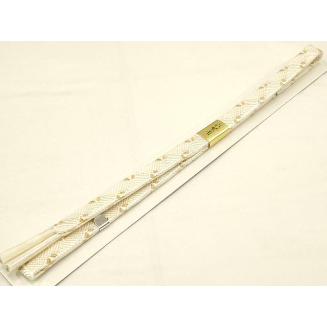 平和屋着物○和装小物 帯締め・帯揚げセット 礼装用 柄絞り 松 金糸