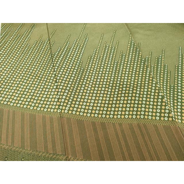 平和屋着物○伝統工芸伝承者 今坂國雄 訪問着 幾何学文様 正絹