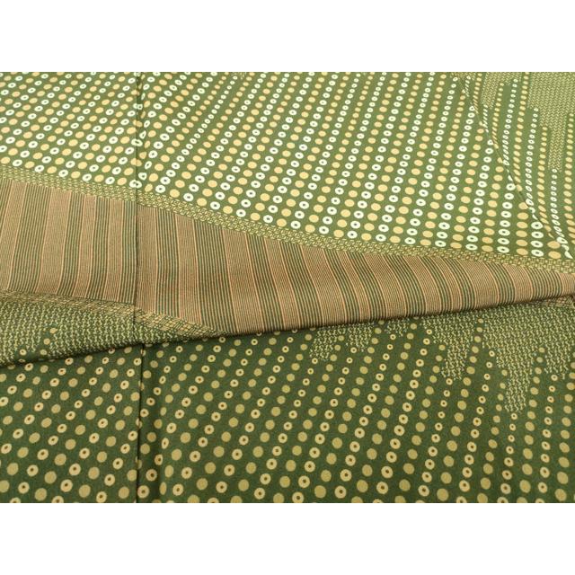 平和屋着物○伝統工芸伝承者 今坂國雄 訪問着 幾何学文様 正絹