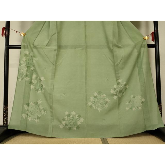 平和屋着物□極上 夏物 紬 横段文 逸品 DZAA9900kh5