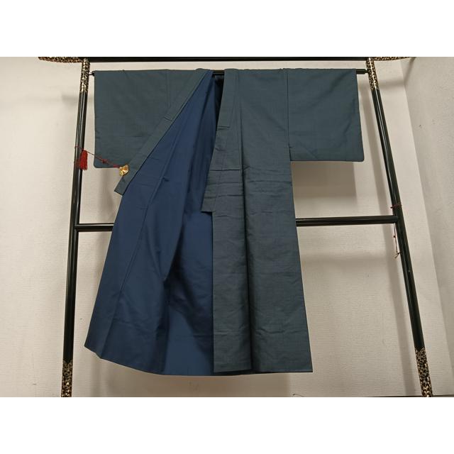 平和屋着物○男性 東郷織物謹製 本場大島紬 アンサンブル 160亀甲 総