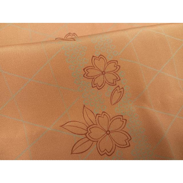 平和屋着物●長襦袢　無双仕立て　舞桜文　やまと誂製　半衿刺繍　正絹　逸品　未使用　AABD7545ph 平和屋着物○長襦袢 無双仕立て 舞桜文 やまと誂製 半衿刺繍