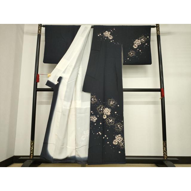 COMME CA DU MODE☆コムサデモード☆正絹着物☆訪問着☆可憐な梅 